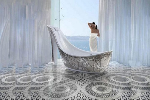 Những bồn tắm ấn tượng